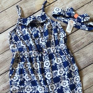 Gymboree jumper with headband